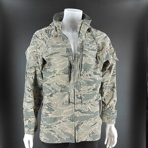 Valley Apparel APECS Parka Tiger‎ Stripe Digital Camo Jacket Small Regular USAF